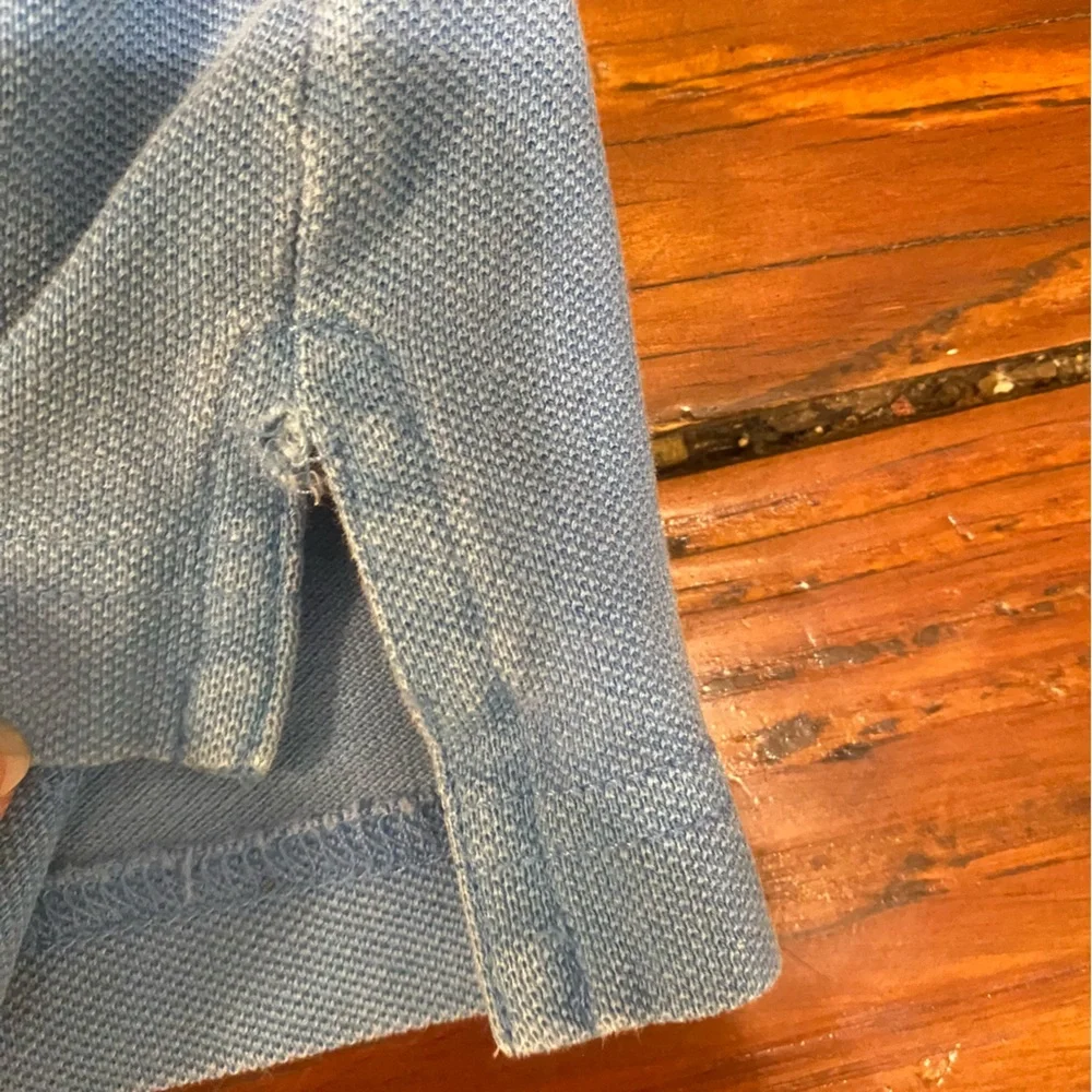 J. CREW 100% COTTON Blue Polo Golf Shirt XL